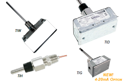 浸入式溫度傳感器 –L入口- 2-1/2in 探頭